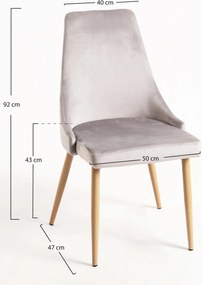 Set 4 Stoik Wood Stoelen