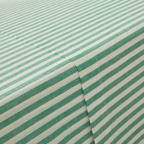 Katoenen plat laken, groen, Soizic