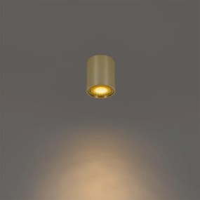 Design opbouwspot goud GU10 50mm - Tubo Honey