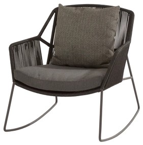 4 Seasons Outdoor Accor Rocking Chair Antraciet SALE  Loungestoel    antraciet weerbestendig