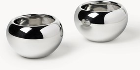 Dipschalen Polaris van metaal, 2-delig