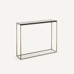 Console met verouderd messing effect/marmer, Mahaut