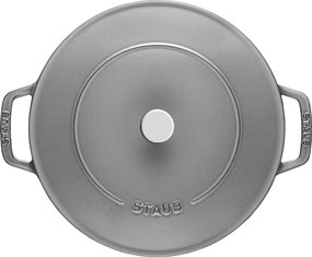 Staub Braisers Sauteerpan Chistera 24 cm / 2,5 l, Grafietgrijs - Braisers - Staub