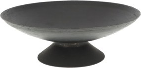 Esschert Design Zwarte ronde vuurschaal in gietijzer