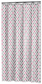 Sealskin Douchegordijn Diamonds 180x200 cm polyester roze