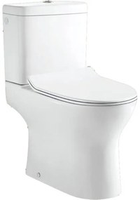 Nemo Go Gustav PACK staand toilet S uitgang 22.5 cm reservoir met Geberit mechanisme 36 L porselein wit met dunne softclose en takeoff zitting MFZ - 13 C