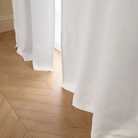 Verduisteringsgordijn van gewassen linnen, verborgen lipjes, Private