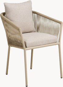 Tuinstoelen Salerno met armleuningen, 4-delig