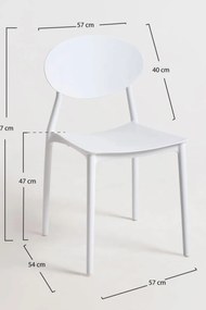Set 4 Butan Stoelen