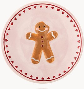 Handbeschilderde dessertborden Binna, 4-delig