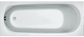 Plieger Basic solobad 170x70cm 37cm diep acryl met poten wit 11002010003101