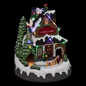 Fééric Lights and Christmas - Verlicht kerstdorp "De cadeaufabriek" met animatie