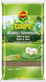 Compo graszaad 4kg voor 200m² - sport &amp; spel - promo