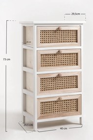Loney brede ladekast 4 laden