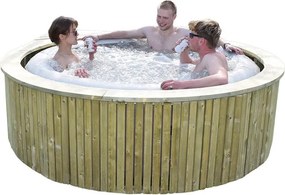 Simtub 4 - houten omkadering voor je hottub met diameter 196cm