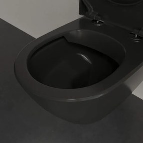Villeroy & Boch Subway 2.0 randloos toilet met DirectFlush en CeramicPlus zwart mat