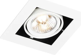 Set van 6 Moderne inbouwspot wit verstelbaar - Oneon 70