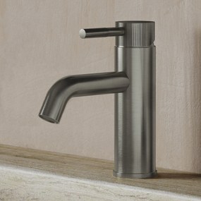 Saniclear Plus Stripes wastafelkraan RVS