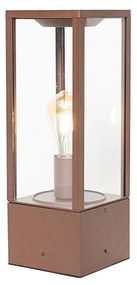 Industriële staande buitenlamp roestbruin 40 cm IP44 - Charlois