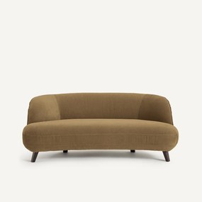 3-zits bank in linnen fluweel, Rosebury, ontwerp Emmanuel Gallina