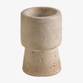Kandelaar In Cement Brenan ↑9 Cm - Sklum