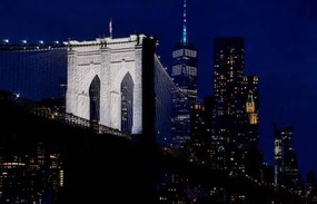 Foto Brooklyn Bridge night view, Mark Meredith