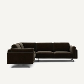 Hoekbank fluweel, César