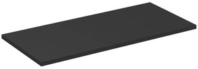 Comad Talia Casella wastafel toppaneel 120cm zwart eiken
