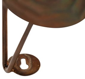 Art Deco wandlamp koper 77 cm - Circles