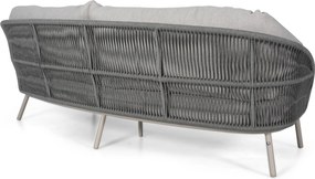 Stoel en Bank Loungeset 4 personen Rope Zand/Beige  Santika Furniture Santika