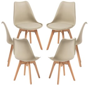 Set 6 Synk Basic Stoelen