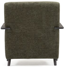 Kave Home Meghan Retro Fauteuil Groen Chenille