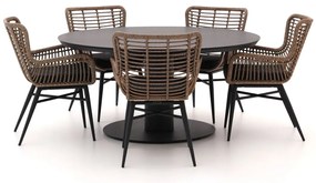 Intenso Asti/La Fonte Ø150cm dining tuinset 6-delig