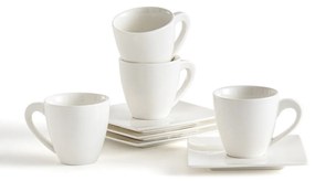 Set van 4 expresso kopjes en schoteltjes Hivane