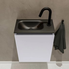 Mondiaz Ture 40cm toiletmeubel cale met wastafel urban links 1 kraangat