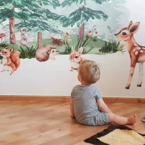 INSPIO Bos vol dieren - stickers voor kinderen