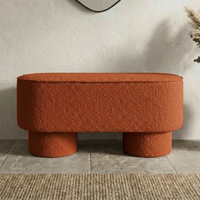 Oranje Bankje Teddy Stof