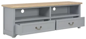 vidaXL Tv-meubel 120x30x40 cm hout grijs