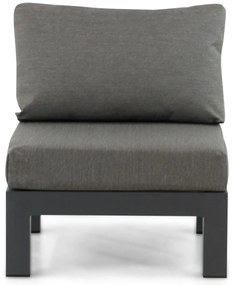 Loungeset 6 personen Aluminium/Teak Grijs Lifestyle Garden Furniture Vittoria