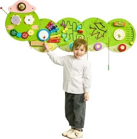 VEVOR Activity Board, Activiteitenmuur, 12 spellen, Montessori sensorische muurspeelgoed voor kinderen van 3-12 jaar, Montessori leeractiviteitencentrum, ideaal voor de speelkamer van peuters en kleuters