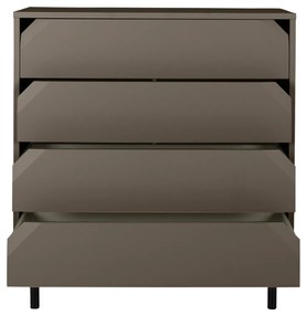 Tenzo Corner Lage Wandkast Taupe - 90x43x96cm.