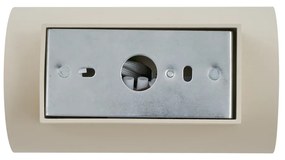 Moderne wandlamp beige GU10 50mm rond 2-lichts - Sandy