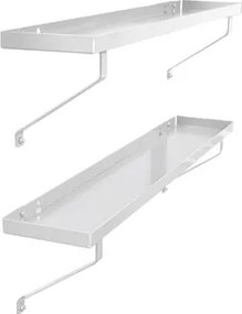 ACD set van 2 schappen - aluminium - 86 x 15cm