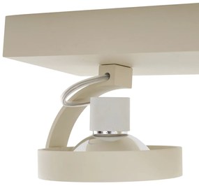 Moderne plafondSpot / Opbouwspot / Plafondspot beige G9 rond draai- en kantelbaar 3-lichts - Go Modern G9 Binnenverlichting Lamp