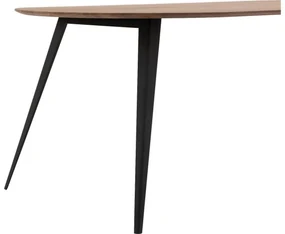 Goossens Excellent Eettafel Floyd, Semi rond 220 x 100 cm