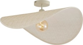 Japandi plafondlamp beige organisch 65cm - Hat