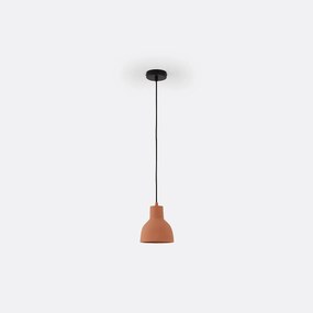 Hanglamp in beton, terracotta Ø16 cm, Arida