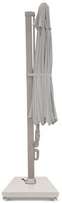 Zweefparasol  3.5m S2 Excellent (incl. voet + hoes) Taupe-naturel-bruin Camello Luna