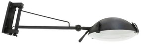 Wandlamp Gisborne Antiek Zwart