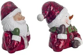 Kerst decoraties Rood Signes Grimalt  Paus Noel Figuur 2 Eenheden